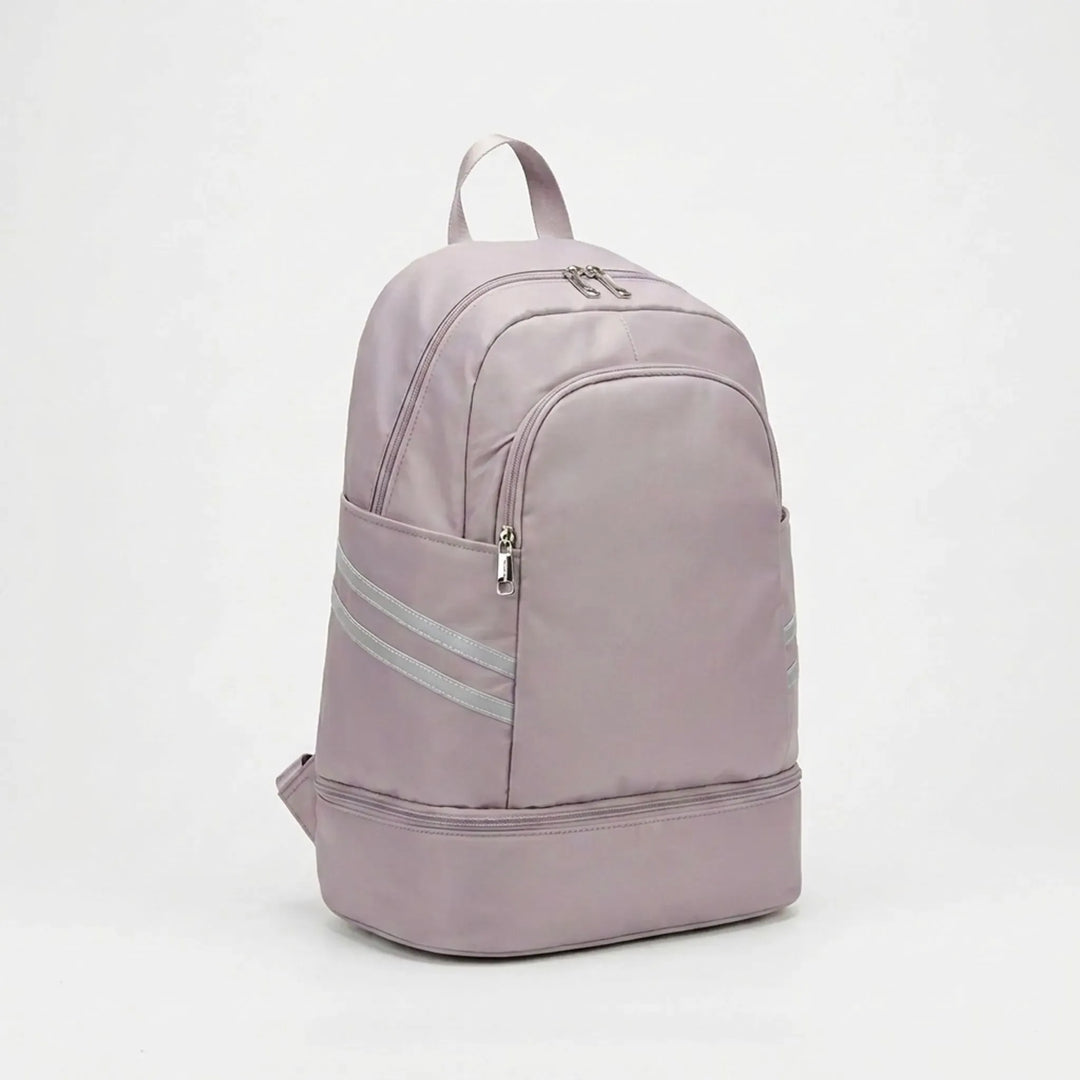 Sportieve dames laptoprugzak, ideaal voor werk, school & gym, met veilige vakken & comfortabel draagsysteem.