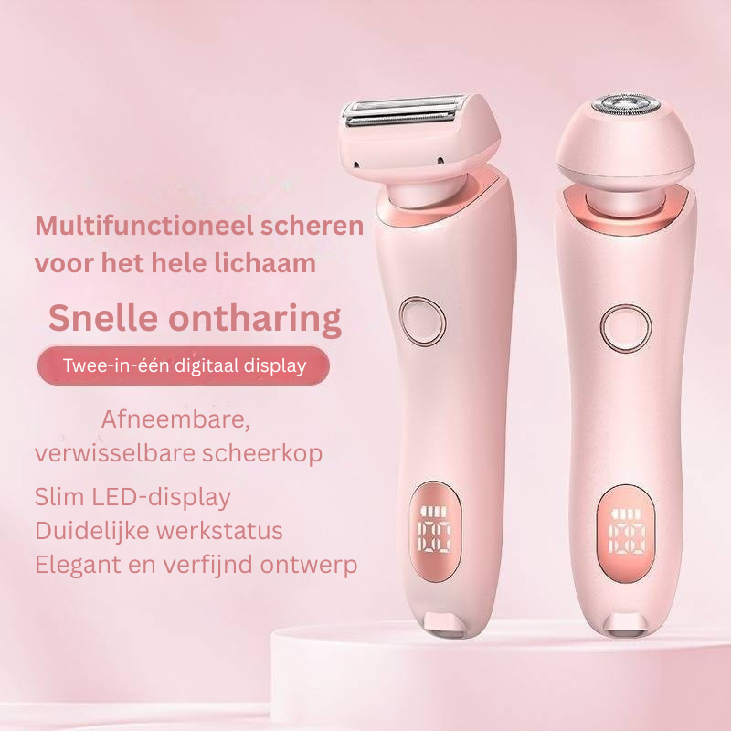USB oplaadbaar dames scheerapparaat, draadloos ontwerp voor ultiem gemak, overal klaar voor gebruik.