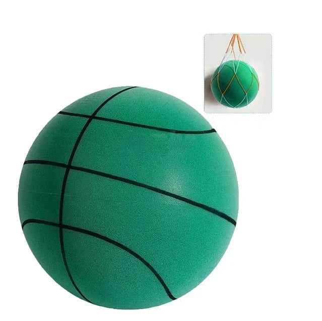 SilentPlay geruisloze schuim basketbal: perfect voor stil indoor sporten en basketbal training thuis.