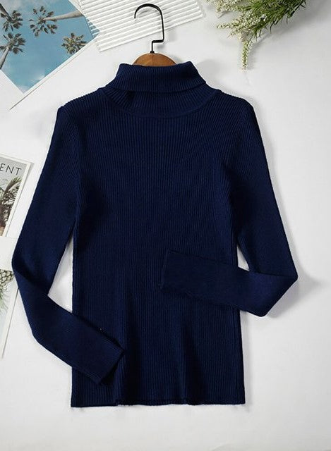 Comfortabele slim fit dames trui met lange mouwen, kasjmierlook, veelzijdig.