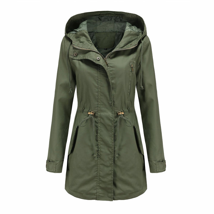 Modieuze dames winddichte jas, combineert comfort met stijl. Perfecte veelzijdige kleding voor lente/herfst.