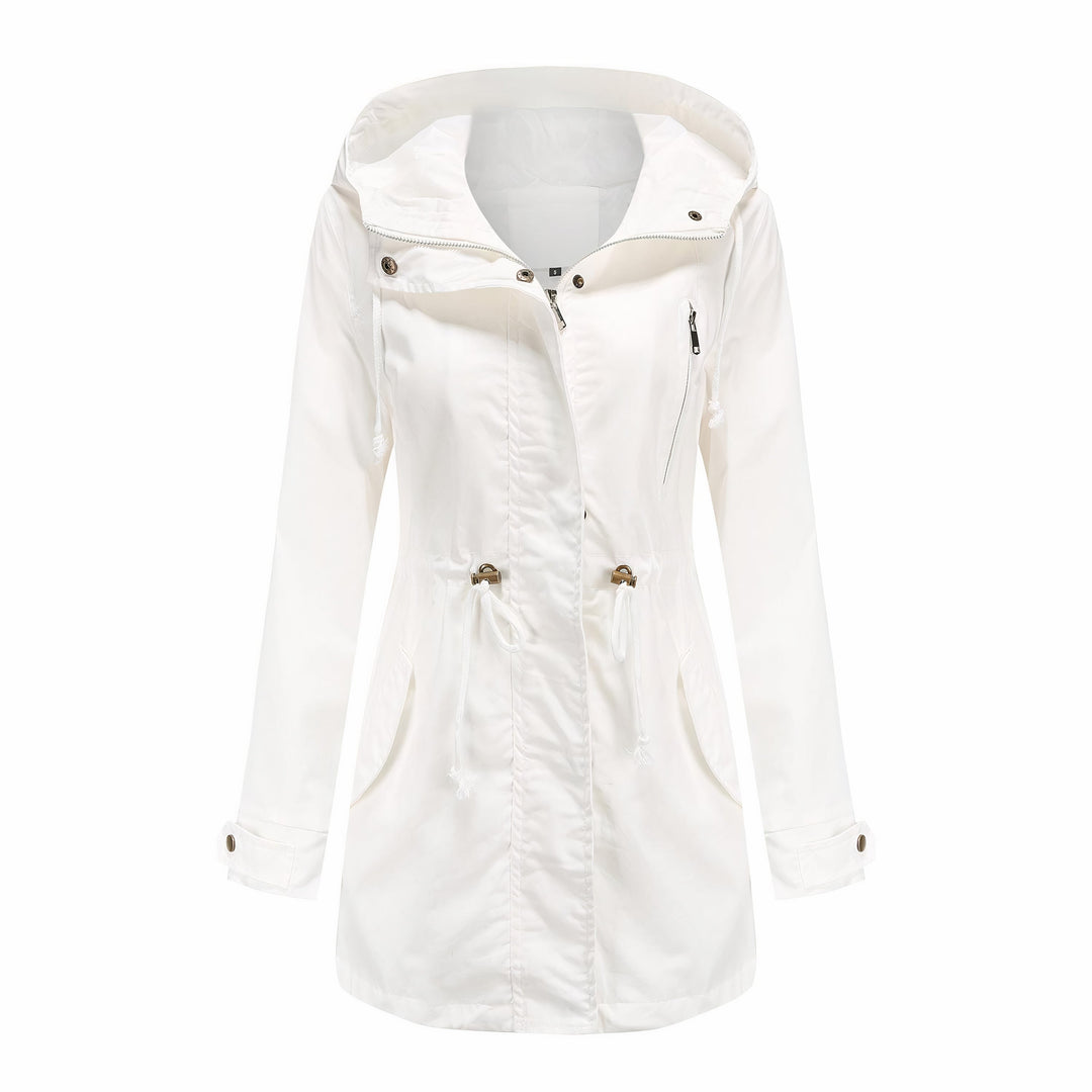 Elegante lente trenchcoat voor dames. Stijlvolle en comfortabele outerwear voor overgangsseizoenen.