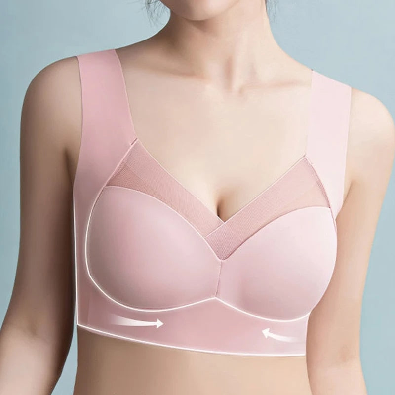 Vrouwen mode: de naadloze Silke beha, combineert stijl met onzichtbaar draagcomfort.