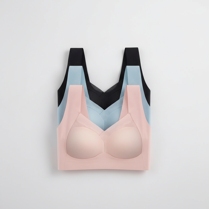 Comfortabele Silke naadloze bh voor dames, perfect onder strakke kleding, geen zichtbare lijnen.