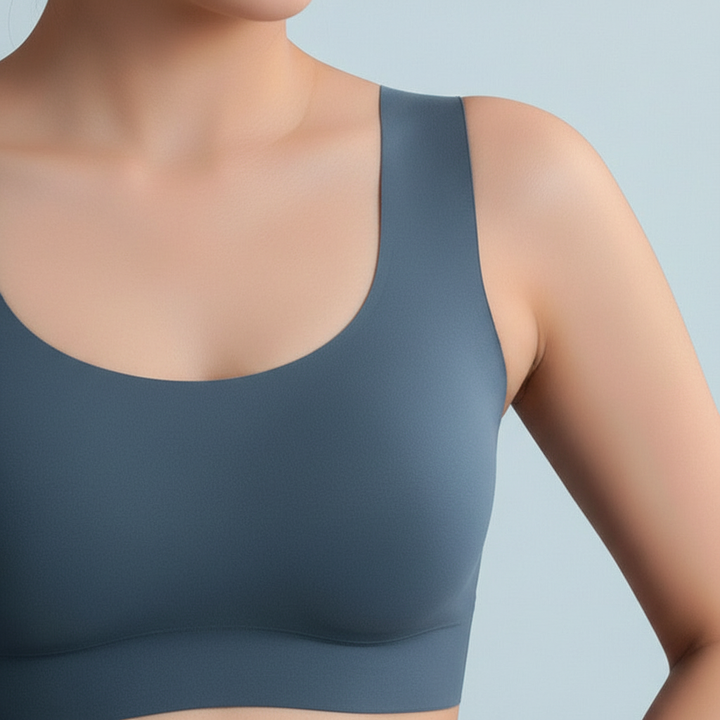 Ondersteunende naadloze beha Silke voor vrouwen, dagelijks draagcomfort zonder irritatie.