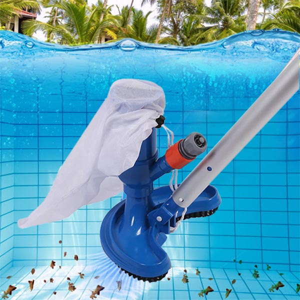 TidyPool handmatige zwembadstofzuiger voor efficiënte zwembadreiniging en helder water. Lichtgewicht onderhoud.