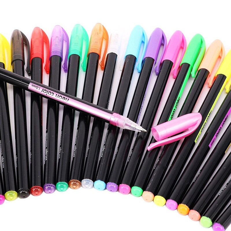 Teken en kleur met deze unieke neonpennen; breng je creativiteit en ideeën tot leven.