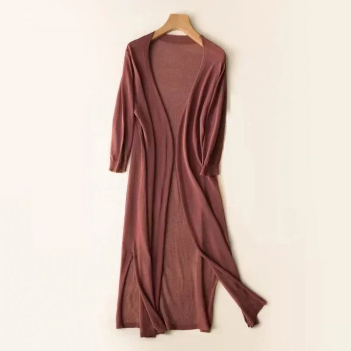 Lichtgewicht dames cardigan, ideaal als zomer vest of elegante bovenkleding.