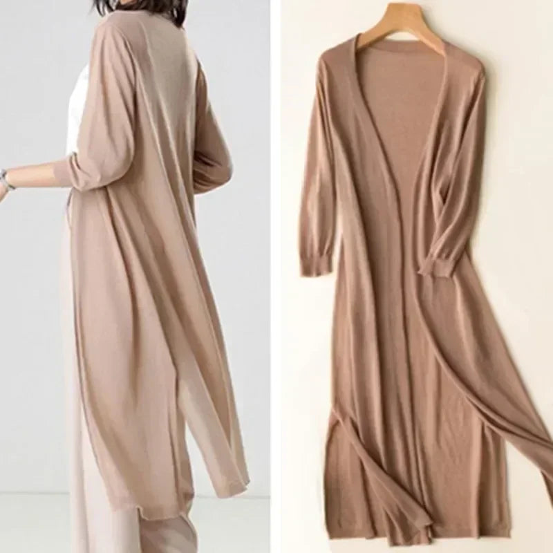 Dames lang vest: elegant, lichtgewicht, perfect voor elke stijlvolle gelegenheid.