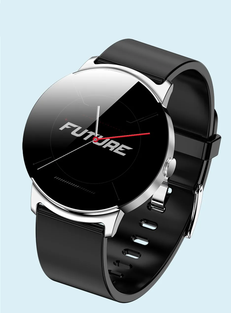 Unisex gezondheids horloge met bloedglucosemeter en hartslagmonitor.