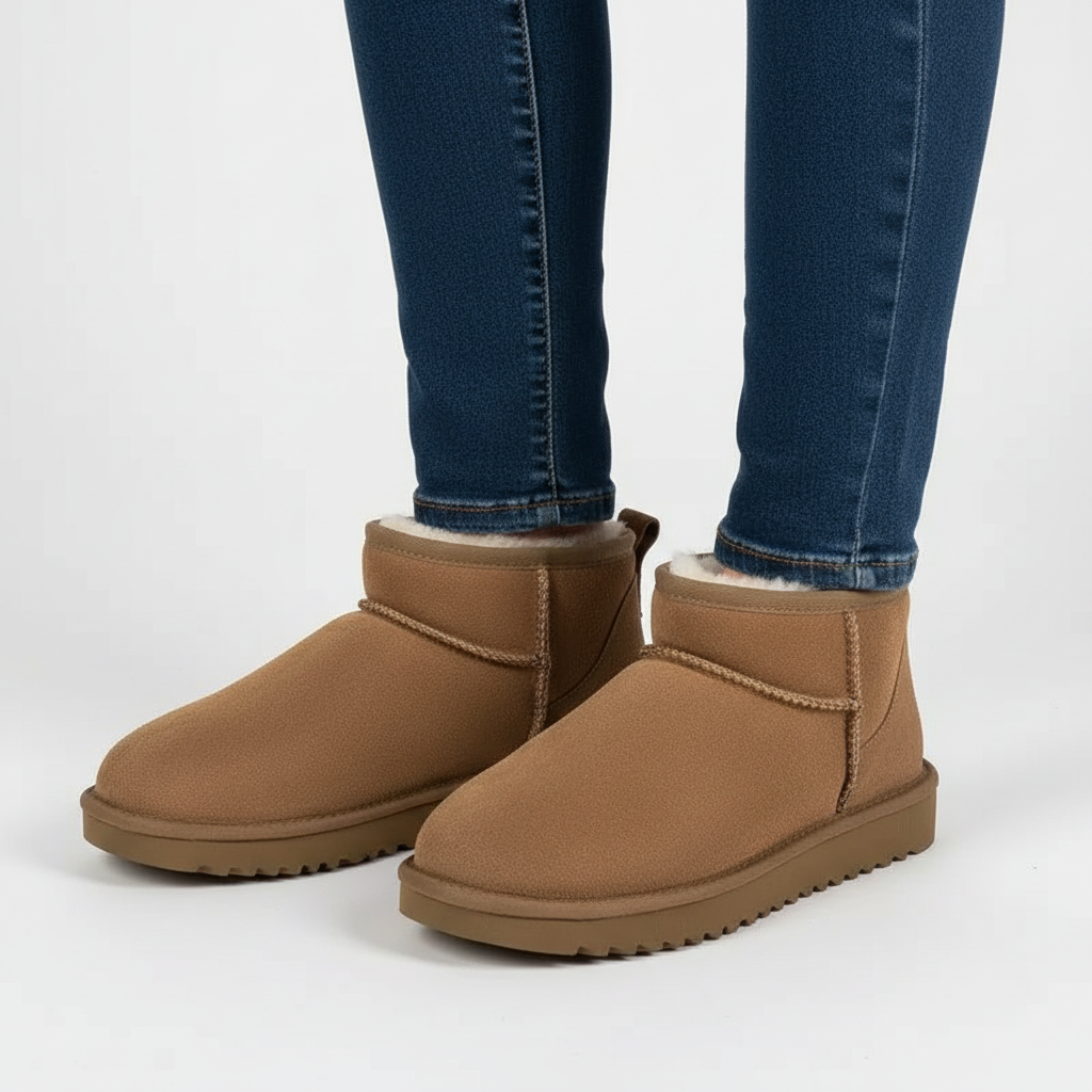 Regina laag uitgesneden dames enkellaarsjes, stijlvolle warme winterlaarsjes. Comfortabele damesschoenen voor wintermode.