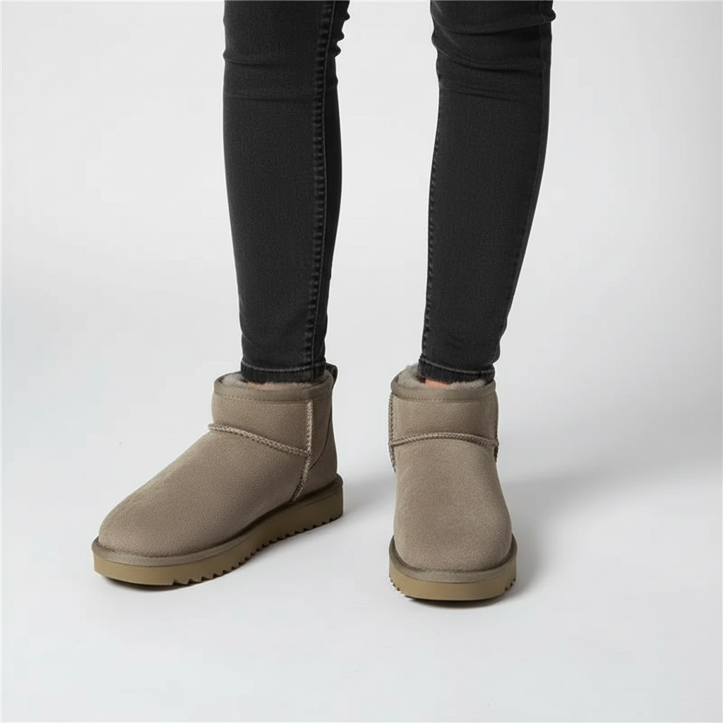 Laag uitgesneden warme dameslaarsjes, perfect als winterlaarsjes. Comfortabele damesschoenen voor elke winteroutfit.