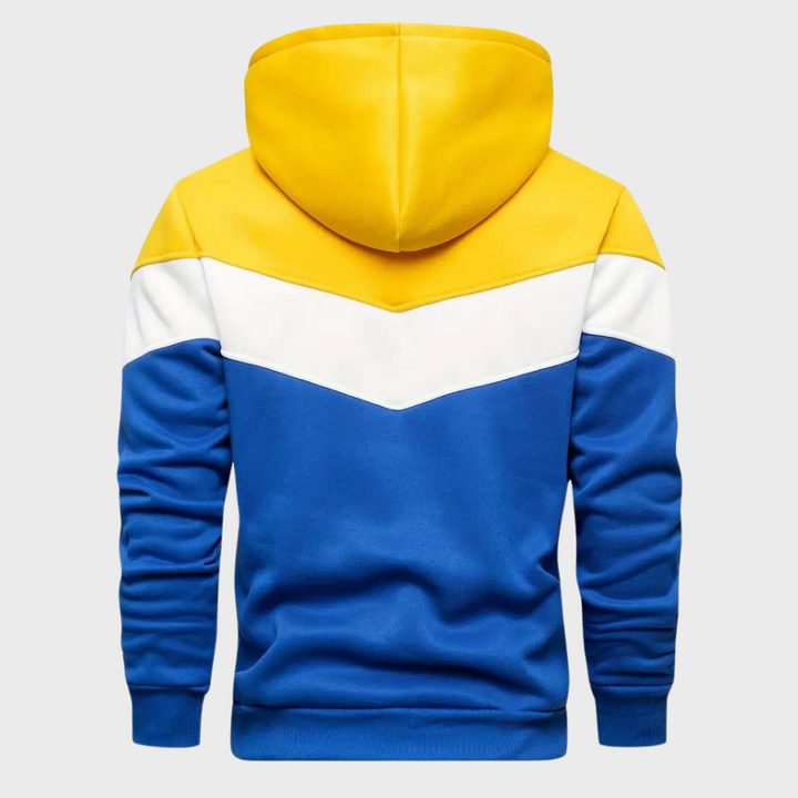 Nieuwe collectie heren hoodie, zacht en warm met capuchon voor moderne streetwear.