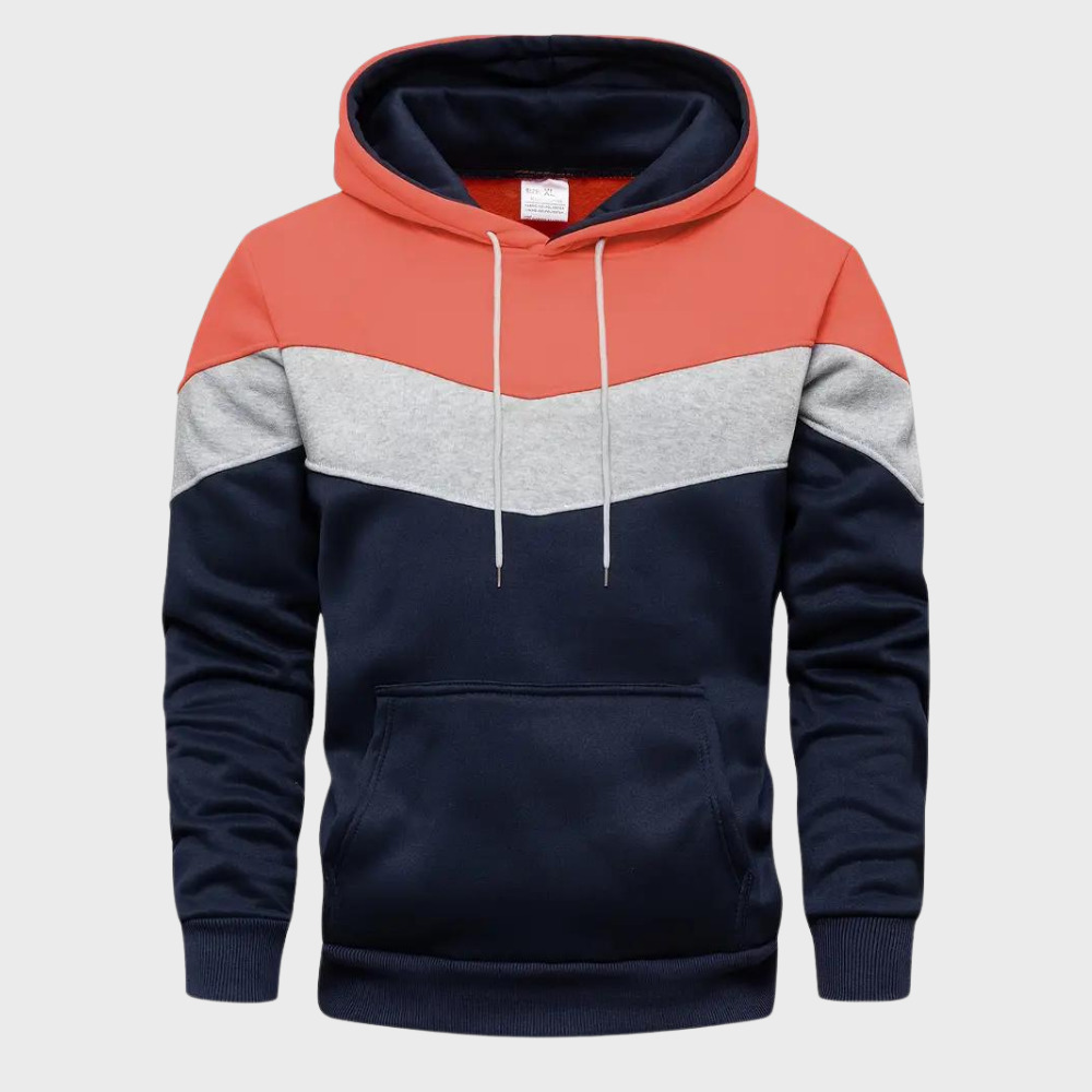 Casual heren hoodie met capuchon, een must-have voor moderne, comfortabele kleding.
