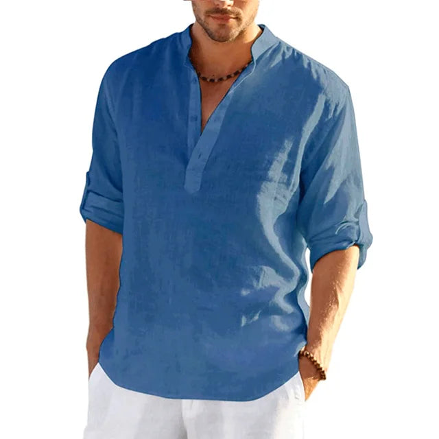 Stijlvol zomers overhemd voor heren, ideaal als casual shirt voor vakantie of strand, alle maten.