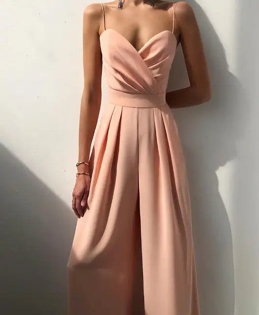 Elegante dames jumpsuit, comfortabele stof. Perfecte pasvorm voor lente/zomer mode.