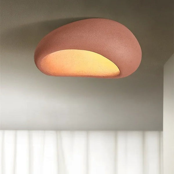 Dimbaar Wabi-Sabi sfeerlicht plafondlamp voor warme, rustgevende verlichting in elke kamer.