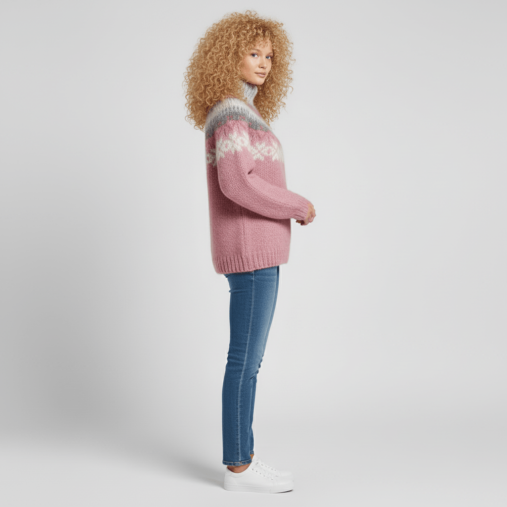 Casual dames Audrey trui, perfecte ontspannen pasvorm voor winterse gezelligheid.