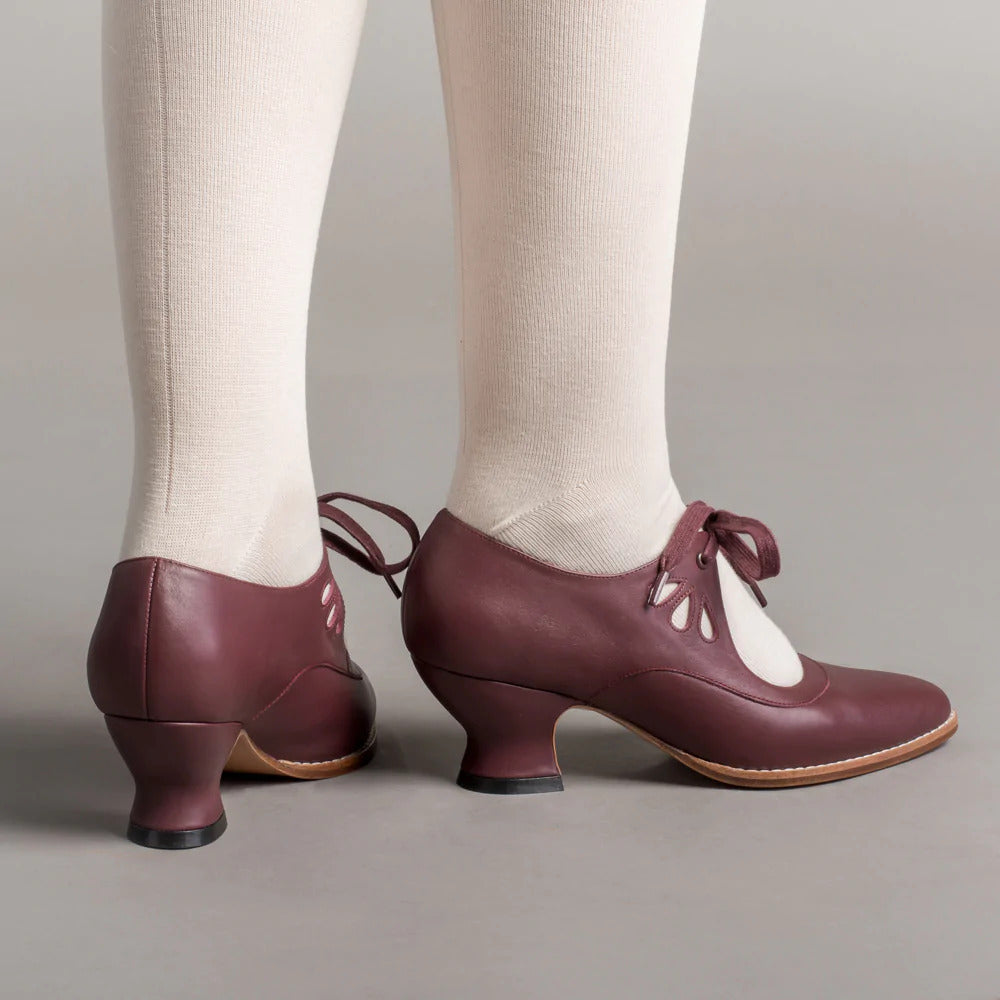 Comfortabele Viviana lederen pumps, ontworpen voor dames met behoefte aan voetondersteuning.