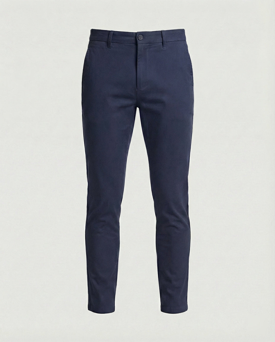 Stijlvolle slim fit chino herenbroek, toont moderne pasvorm en hoog draagcomfort.