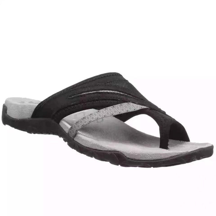 Lichtgewicht dames comfort slippers met antislipzool en orthopedisch voetbed voor optimale voetondersteuning.