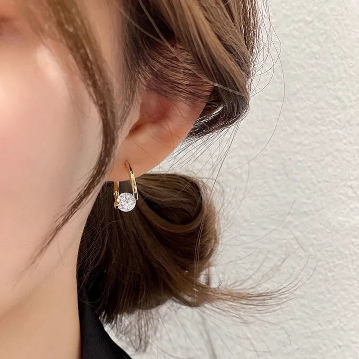 Elegante dames germanium oorbellen. Lichtgewicht, veelzijdig en stijlvol. Perfecte accessoire.