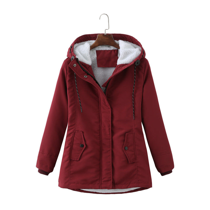 Warme en elegante dames winterjas Aurora, de perfecte keuze voor koude winterdagen en stijl.