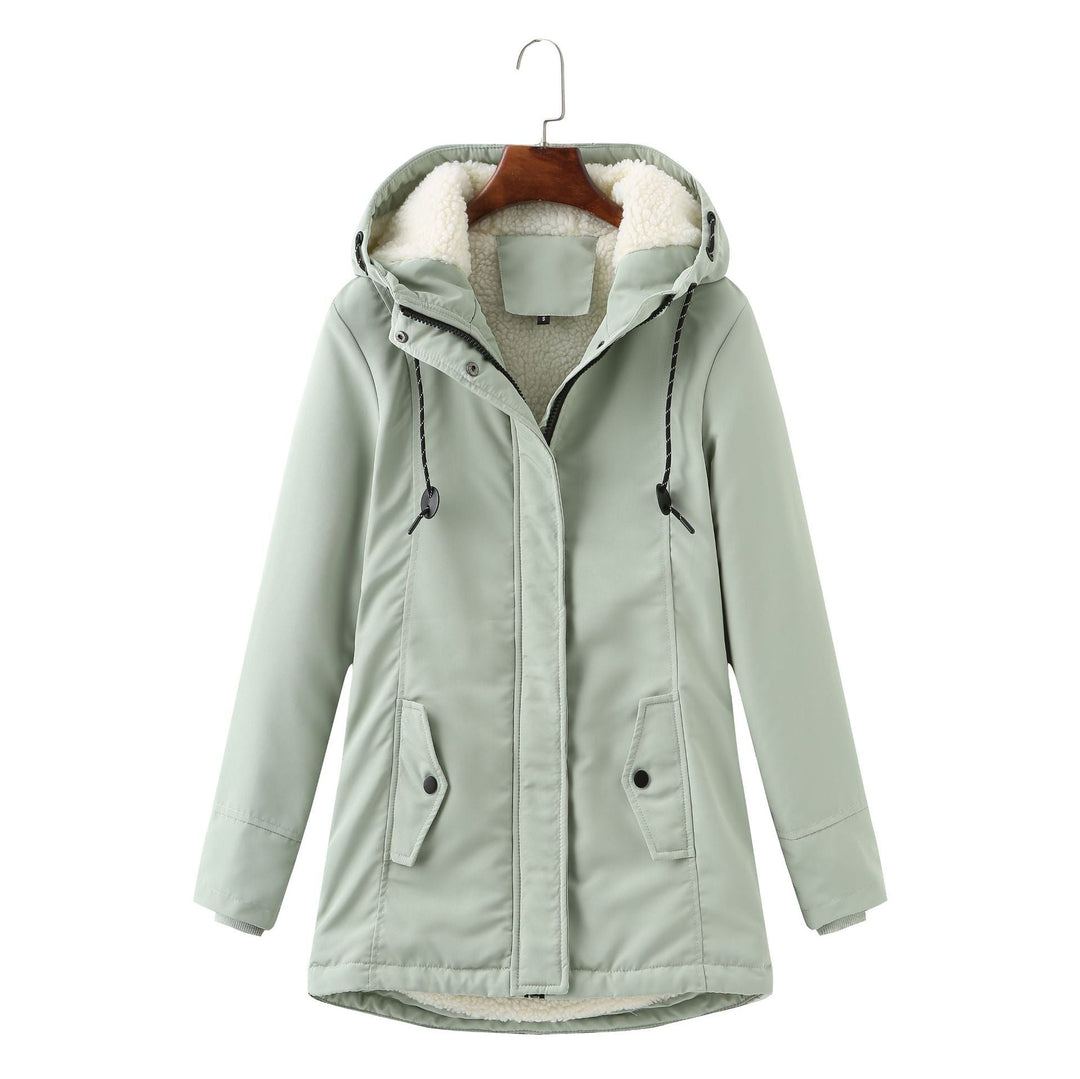 Aurora luxe dames winterparka, stijlvolle wintermode die warmte en elegantie combineert. Ook in grote maten.