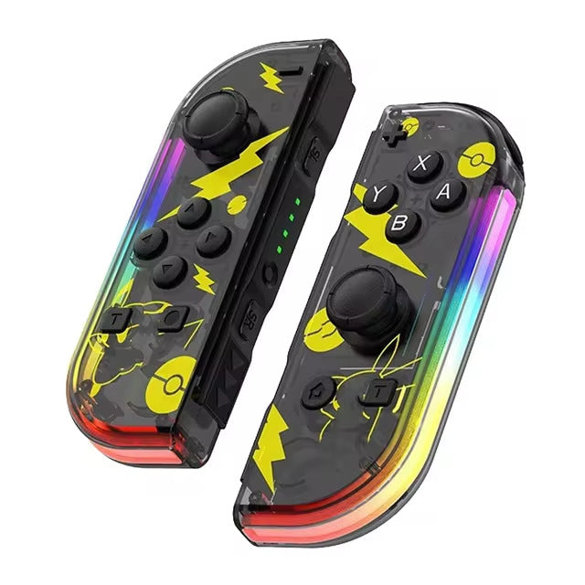 Achterkant van de draadloze Switch controller toont comfortabele triggers en grip voor lange sessies.