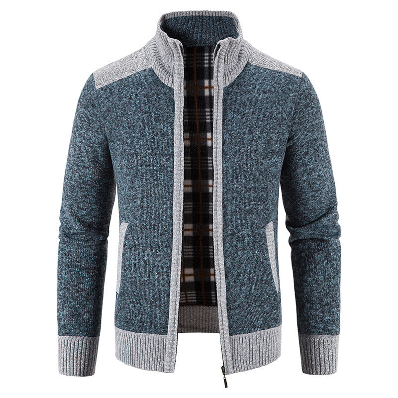 Modern herenvest met kraag en knoopsluiting, geschikt voor zowel zakelijk als casual.