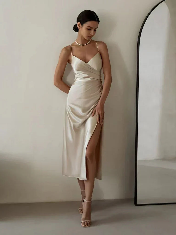 Chique strapless avondjurk 'Luna' voor speciale gelegenheden zoals gala of zomerfeesten.