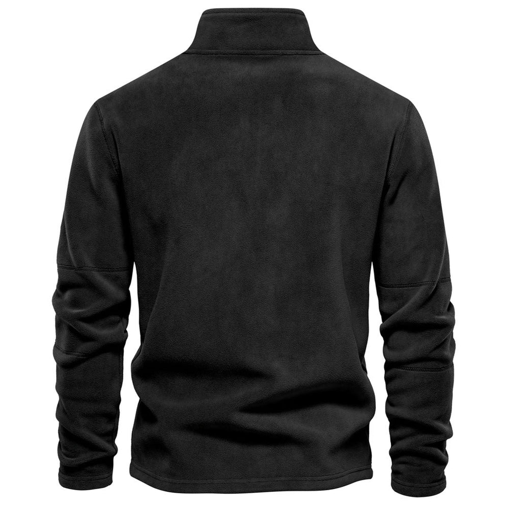 Duurzame fleece trui voor mannen, ideaal voor outdoor activiteiten en comfort in de winterkou. Warme herenkleding.