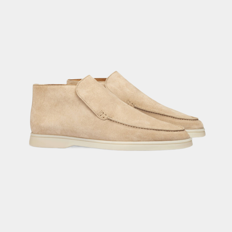 Comfortabele zwarte heren loafers, klassieke instappers die de hele dag door elegantie bieden.