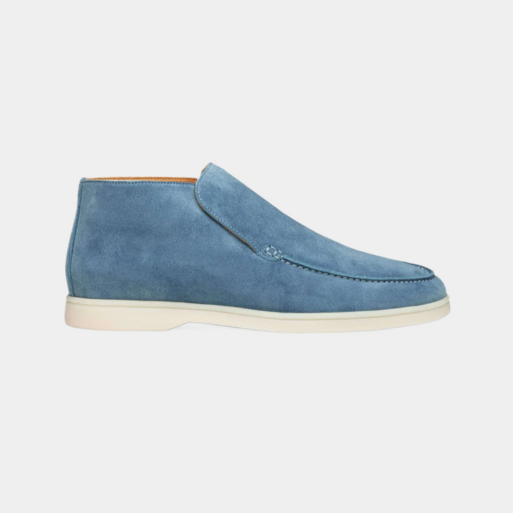 Casual beige heren loafers, comfortabele en lichte instappers voor zomerse outfits.
