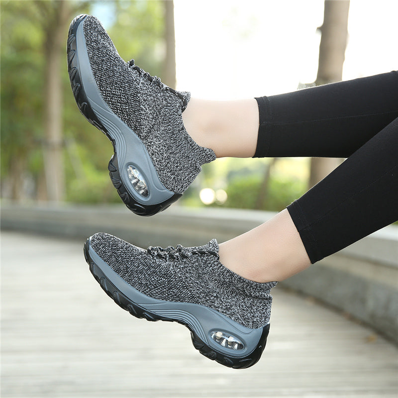 Dagelijkse dames sneakers met pijnverlichting; perfect voor comfort en een gezonde houding.