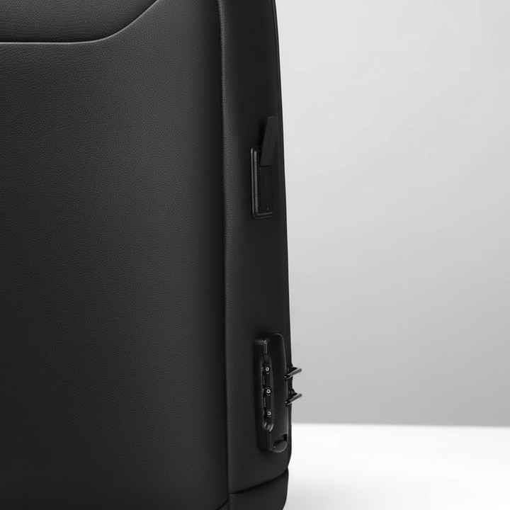 Ergonomische waterdichte dagrugzak met anti-diefstal slot, USB en ruim laptopvak. Comfortabel voor reizen en dagelijks gebruik.