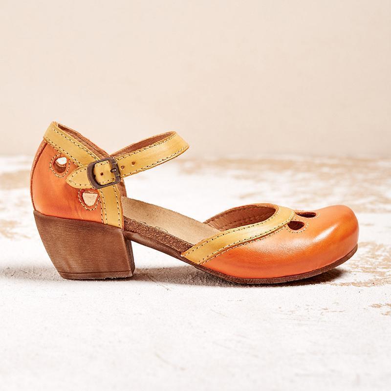 Comfortabele dames open teen sandalen Sophia met stabiele blokhak en verstelbare enkelriem voor zomer.