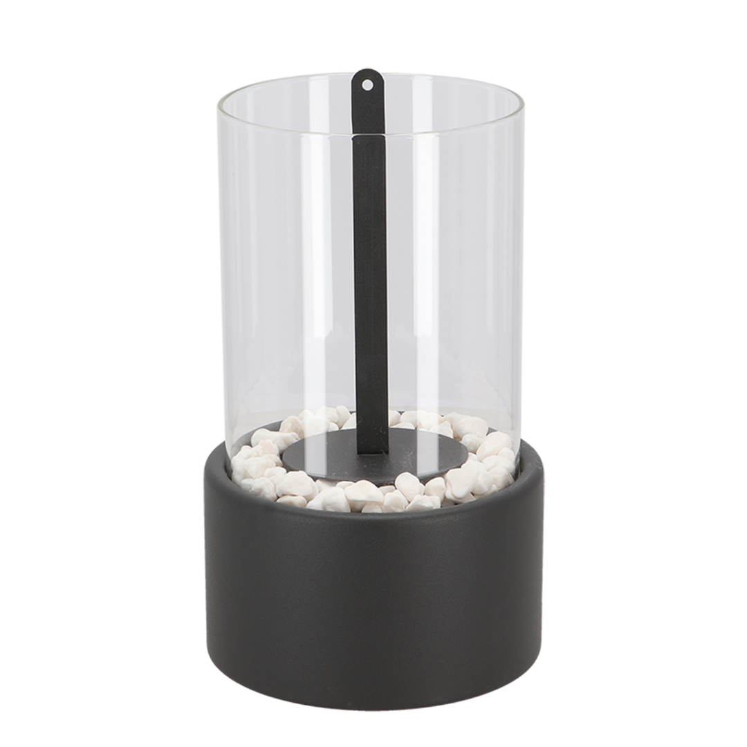 Unieke open vlam olielamp, klassiek Lumora design, duurzame verlichting voor elk interieur.