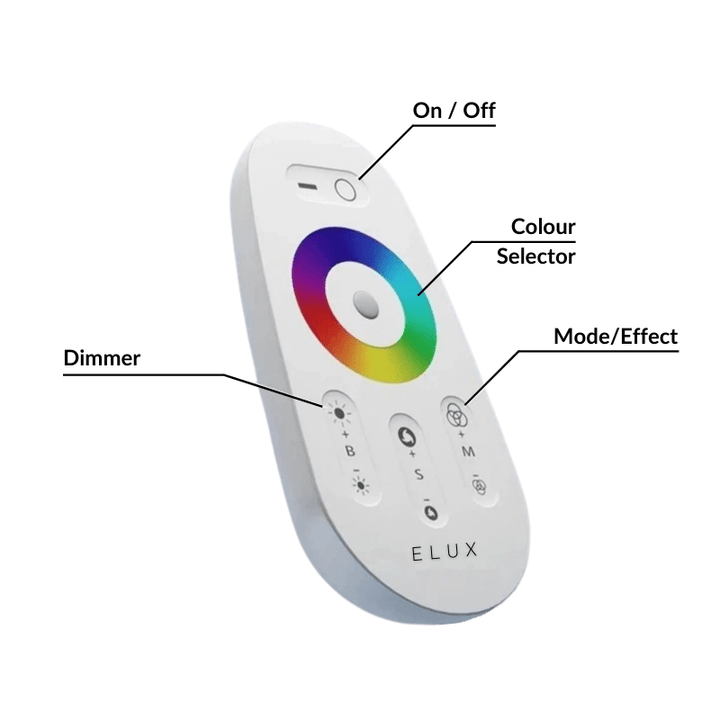 Sfeervolle LED vloerlamp, dimbaar met RGB kleuren, een moderne aanvulling op elk interieur.