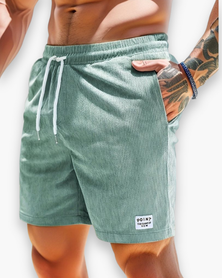 Lichte en relaxte herenshorts, korte zomerbroek voor casual stijl en optimaal comfort op warme dagen.