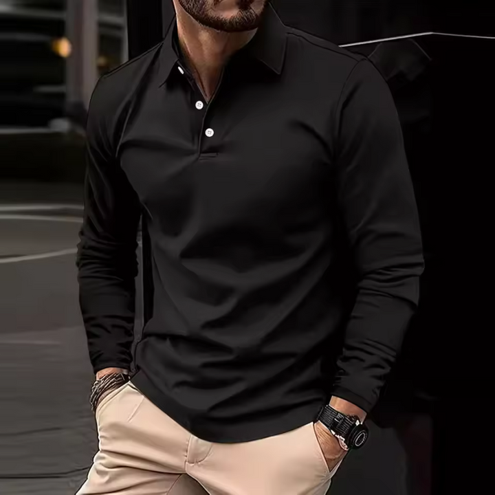 Effen heren Smart Comfort polo, regular fit. Ademend materiaal zorgt voor optimaal draagcomfort de hele dag.