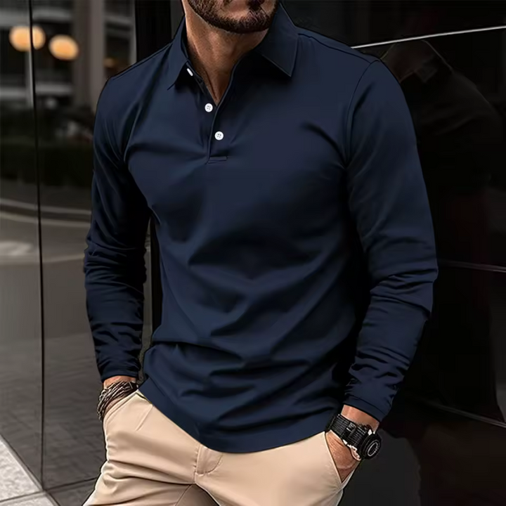 Stijlvolle heren polo van Hoymans. Een ademende Smart Comfort polo met korte mouwen voor een moderne look.