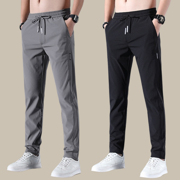 Stijlvolle heren chino broek met stretch, perfect voor zowel nette als casual gelegenheden. Comfortabele herenkleding.
