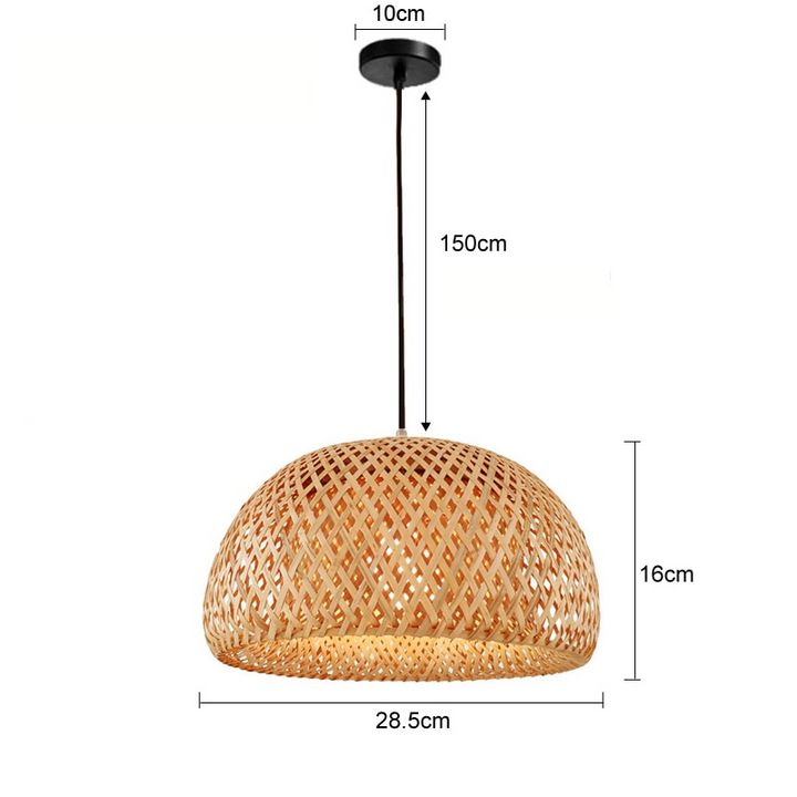 Moderne design bamboe hanglamp, perfecte woondecoratie en interieur item.