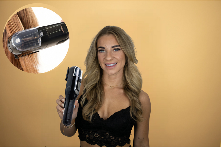 Elektrische gespleten haarpunten trimmer voor dames. Verwijder gespleten punten en bevorder gezond haar.