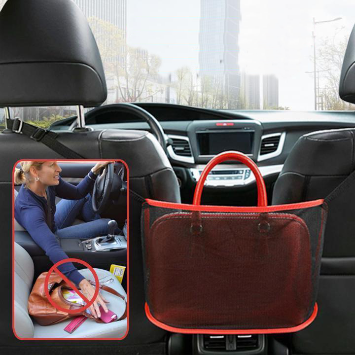 Veilige autotas houder, essentieel voor georganiseerd rijden en minder afleiding onderweg.