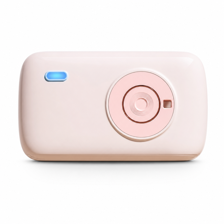 Mini draagbare fotoprinter met Bluetooth voor direct printen van smartphonefoto's.