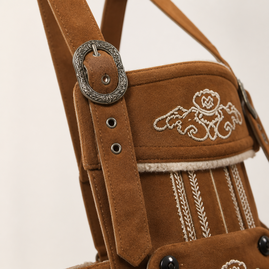 Comfortabele heren overall voor Oktoberfest, gemaakt van duurzaam polyester, perfect voor lange bierfeesten.