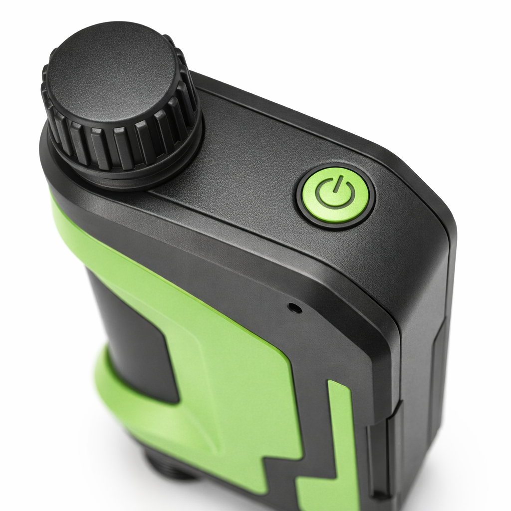 Automatische WiFi irrigatie controller voor tuinen; programmeerbare bewatering voor gezonde planten en waterbesparing.