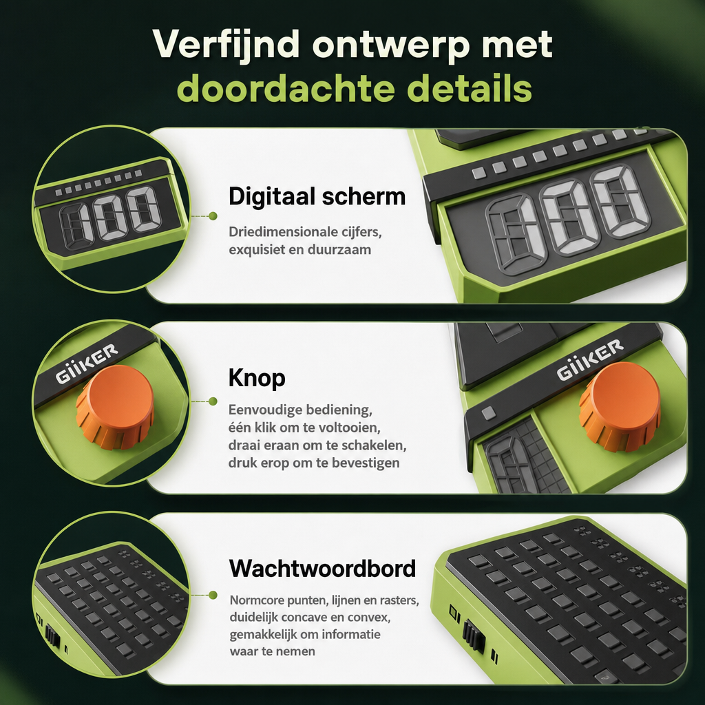 Kleurrijke cijfermachine als educatieve logische puzzel, ideaal kinderspeelgoed voor uitdagend leren.